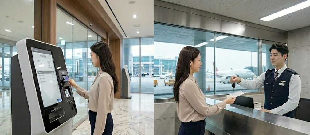 정산 및 차량 키 수령 이미지